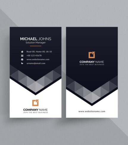 Vertical Business Cards for Professional Impact