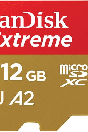SANDISK 512GB Extreme microSDXC UHS-I Memory Card with Adapter - C10, U3, V30, 4K, 5K, A2, Micro SD Card - SDSQXAV-512G-GN6MA