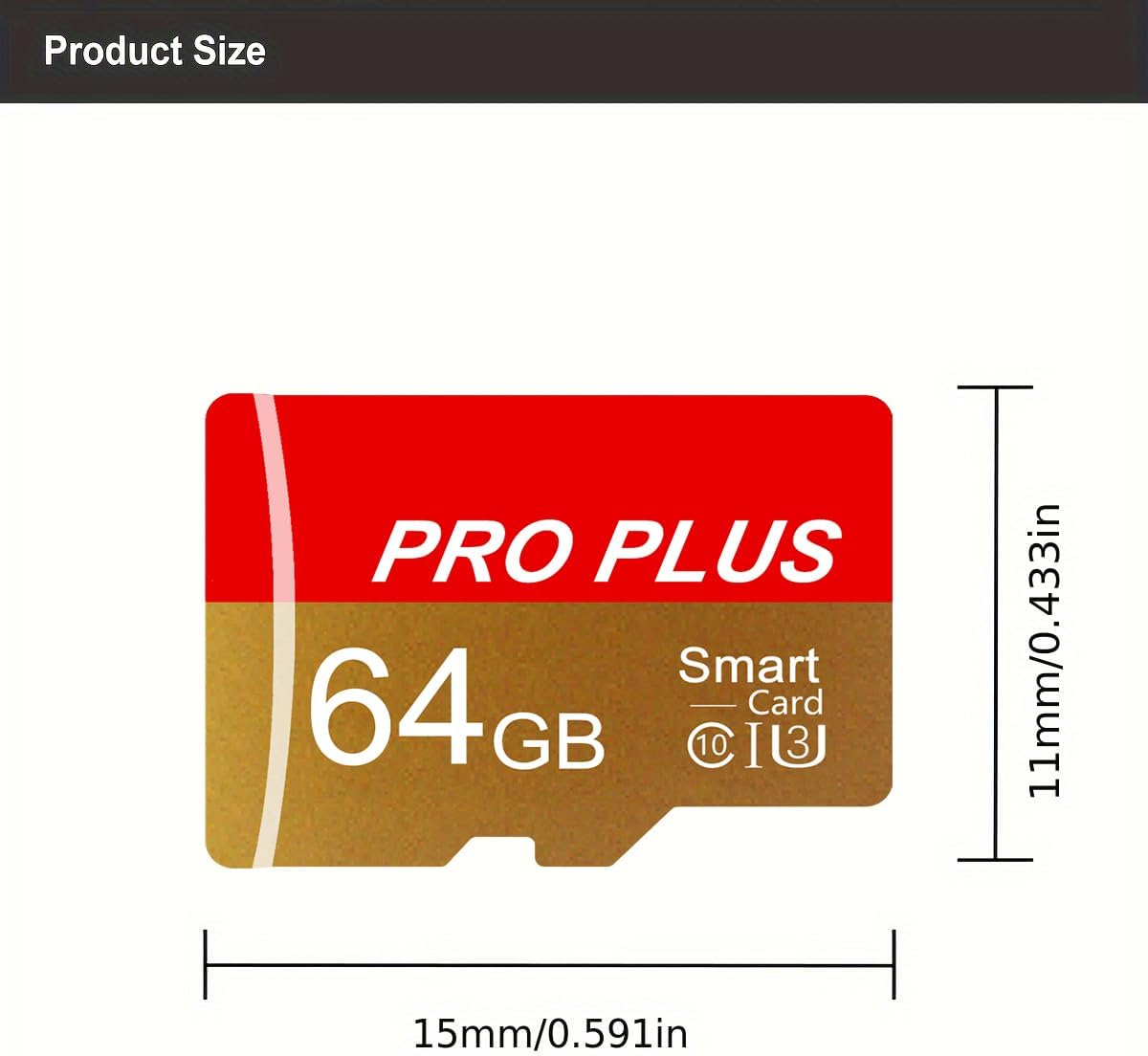 2 Pack Memory Card 64GB with Adapter, High Speed TF Card, UHS-I C10 A1 Memory TF Card for Tablet/Mobile Phone/Camera/Car Audio/Game Console (TF162 Red Gold 64GB) - Image 7