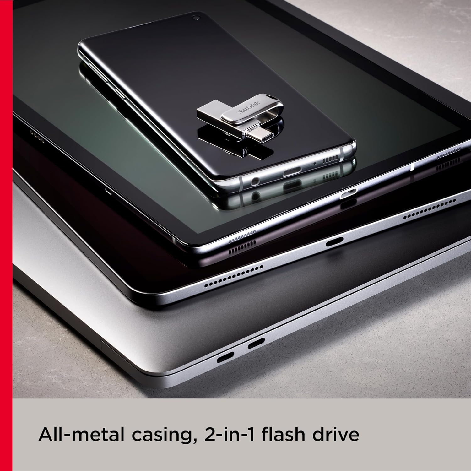 SANDISK 256GB Ultra Dual Drive Luxe USB Type-C - Up to 400MB/s - SDDDC4-256G-GAM46 - Image 2