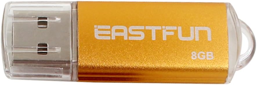 EASTFUN 5Pcs 8GB USB Flash Drive USB 2.0 Flash Memory Stick Thumb Stick Pen(Five Mixed Colors: Blue Purple Rose Green Gold) - Image 3