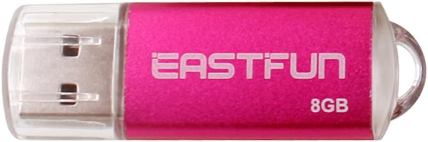 EASTFUN 5Pcs 8GB USB Flash Drive USB 2.0 Flash Memory Stick Thumb Stick Pen(Five Mixed Colors: Blue Purple Rose Green Gold) - Image 4