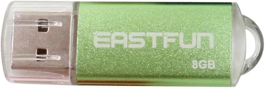 EASTFUN 5Pcs 8GB USB Flash Drive USB 2.0 Flash Memory Stick Thumb Stick Pen(Five Mixed Colors: Blue Purple Rose Green Gold) - Image 7