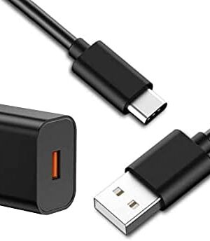 USB C Type C Cable Cord & AC Wall Block Charger for NETGEAR Nighthawk M1 MR1100 Mobile Hotspot, Verizon MiFi 7730L 8800L Jetpack 4G LTE Mobile Hotspot WiFi, GL.iNet GL-MT1300 (Beryl)