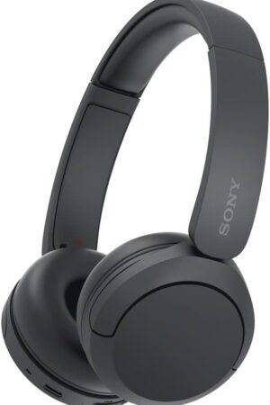 Sony WH-CH520 Wireless Headphones Bluetooth On-Ear Headset with Microphone and up to 50 Hours Battery Life with Quick Charging, Black