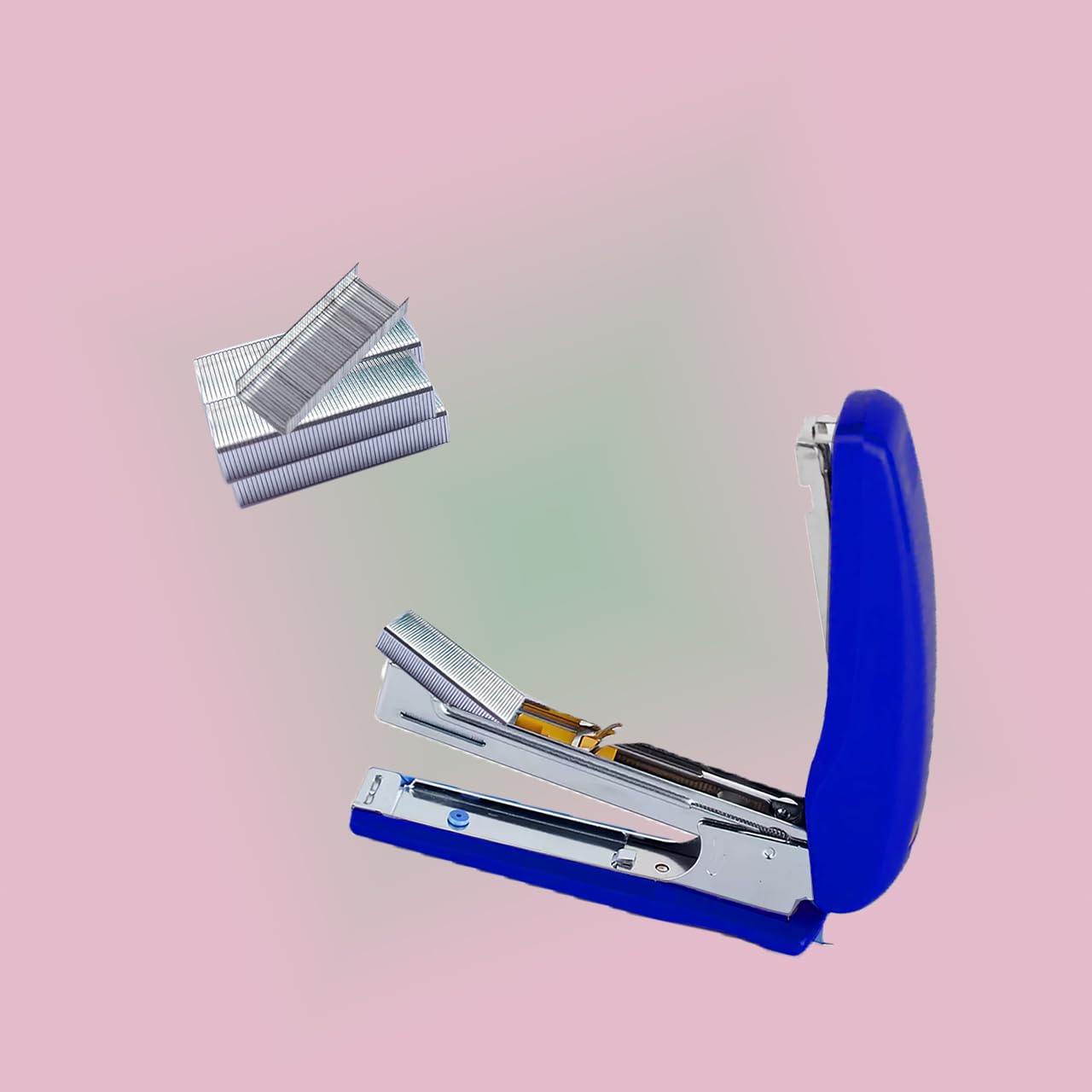 Standard Staples,Desktop Staples 1/4" (26/6), Galvanised Staple 26/6 Type, 1/4" Jam Free Sharp Chisel Point Design Staple for Office School Home Stapler Stapling Refills - 4 Boxes (4000Pcs) - Image 5