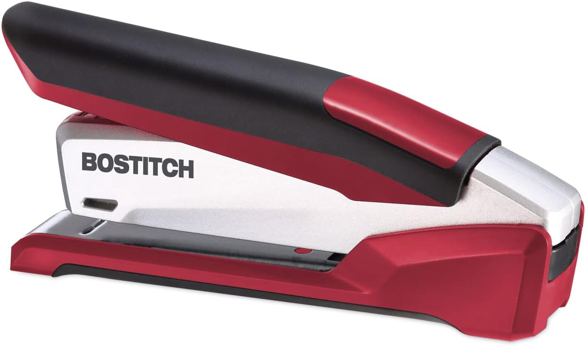PaperPro-Bostitch 1117 inPOWER Premium Stapler, 28-Sheet Capacity, Red/Silver - Image 5