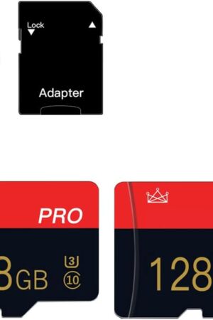 2 Pack Micro Memory Card 128GB Class 10 with Adapter High Speed Memory Card for Tablet, Drone