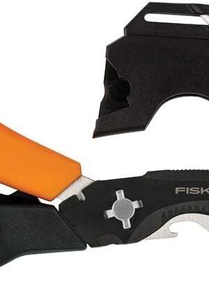 Fiskars Garden Scissors, 7-in-1 Garden Shears Multi-Tool with Sheath, Great for Plant Trimming, Cutting Nursery Pots, Bags, and Wire