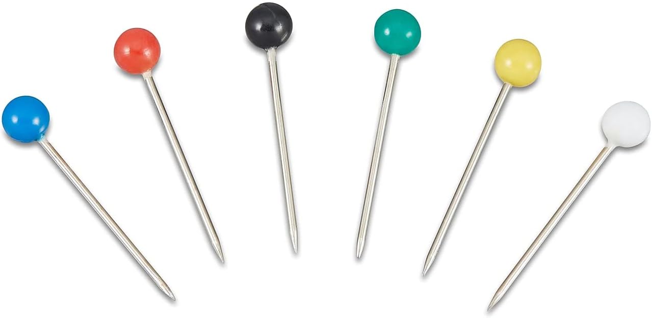 Staples 461657 Map Pins Assorted Colors 200/Box - Image 2