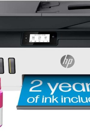 HP Smart Tank Plus 651 Wireless All-in-One Printer, Ink Tank Printer-for-Home Use, 2 Years of Ink Included Auto Document Feeder, Mobile Print, Scan, Copy, Fax. (7XV38A)