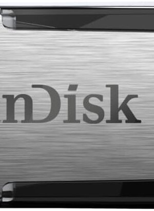 SANDISK 128GB Ultra Flair USB 3.0 Flash Drive, SDCZ73-128G-G46, Black