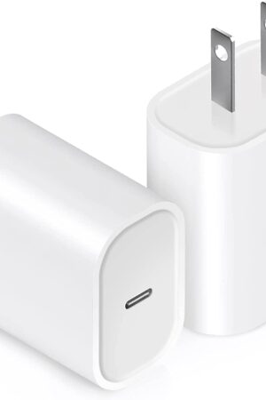 USB C Charger Block 20W, Ocupwei PD 3.0 Fast Charging Wall Charger USBC Power Adapter Type C Brick Cube for iPhone 17/Pro/Pro Max/17 Air/ 16/16 Pro/16 Pro Max/15/Plus/Pro/Pro Max [2 Pack]