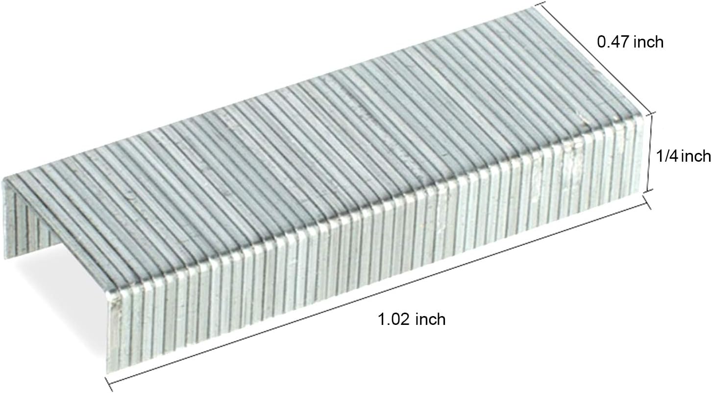 Deli 10,000 Staples, Fits Deli 25, 40 and 60 Sheet Capacity Staplers, Standard 1/4 Inch Length, 24/6, Jam Free Sharp Chisel Point Design, 10 Boxes of 1,000 Staples, Fits Standard Staplers(0012N) - Image 3