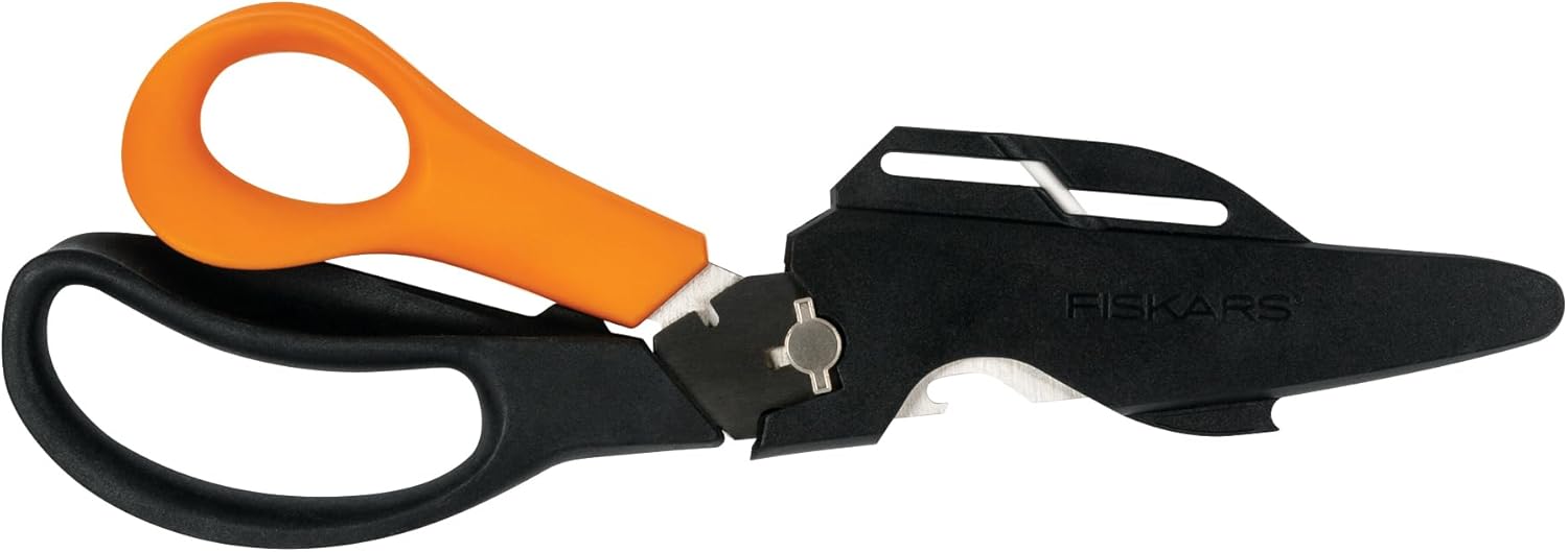 Fiskars Garden Scissors, 7-in-1 Garden Shears Multi-Tool with Sheath, Great for Plant Trimming, Cutting Nursery Pots, Bags, and Wire - Image 12