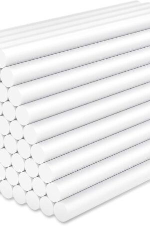 ENPOINT White Hot Glue Sticks Mini, 72 pcs 3.93 x 0.27 in Hot Melt Glue Adhesive EVA Sticks, White Mini Glue Sticks for Arts Crafts, DIY, Home General Repair, Holiday Gift Crafts, Bonding, Decoration