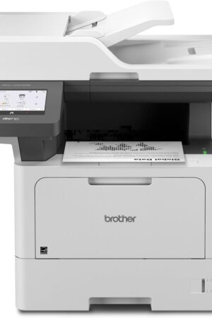 Brother Professional Laser Printer All-in-One with Scanner and Copier, High-Speed 50 ppm Monochrome Printing, Wireless Network Ready, Dual-Band WiFi, Auto 2-Sided Print (MFC-L5915DW)