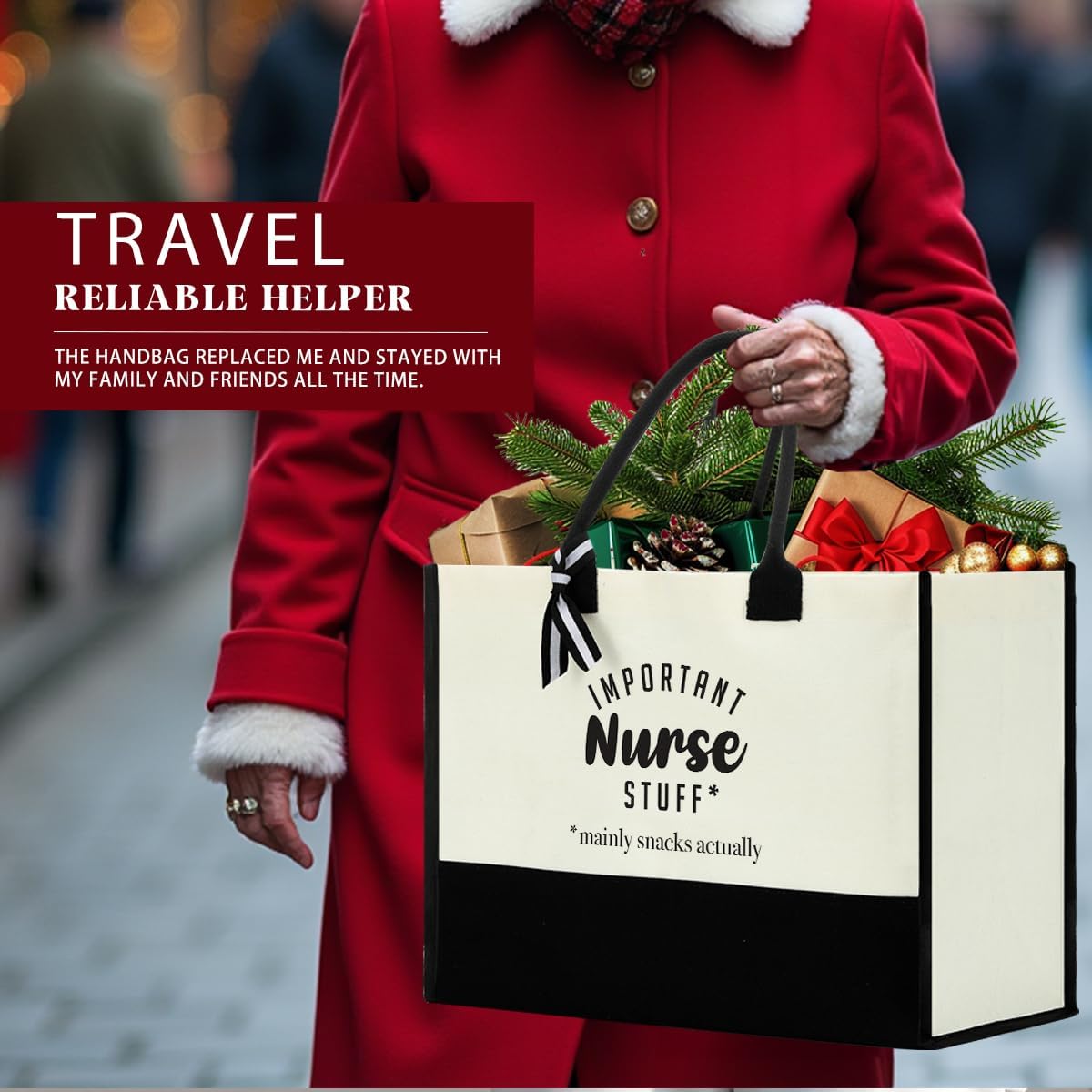 FORBIDDEN PAPER Gifts Tote Bag Important Stuff Tote Gift Gifts Birthday for Shopping Bag Grocery Bag Utility Tote - Image 6
