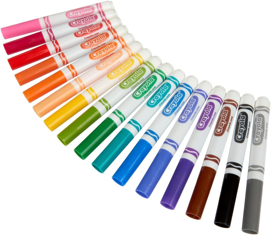 Crayola Broad Line Markers Classpack (256 Ct), Bulk Markers for Kids, Art Supplies for School, Classroom Must Haves, Preschool & Kindergarten Supplies - Image 4