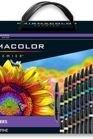 Prismacolor Premier Dual-Ended Art Markers, Alcohol Marker Set, Assorted Colors, 72 Count - Adult Coloring, Drawing, Arts & Crafts, Bible Study Supplies