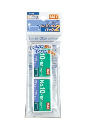 Max Staple No. 10 1000 x 2 Pieces No. 10-1M Pack 2