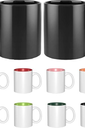 Personalized Coffee Mugs - 11oz, Custom Mugs with Photo, Text, Logo, Customized Gifts for Birthdays, Engagements, Weddings, Graduations (Two-Sides)