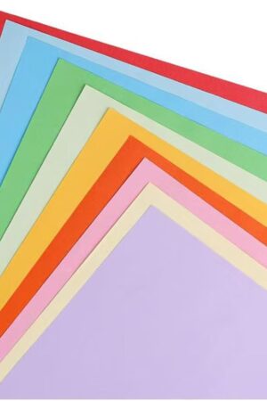 10 Colors Copy Print Paper 8.5X11 Inches,100 Sheets Rainbow A4 Printer Paper 70GSM Colored Origami Paper for Cutting DIY Kids Art Craft