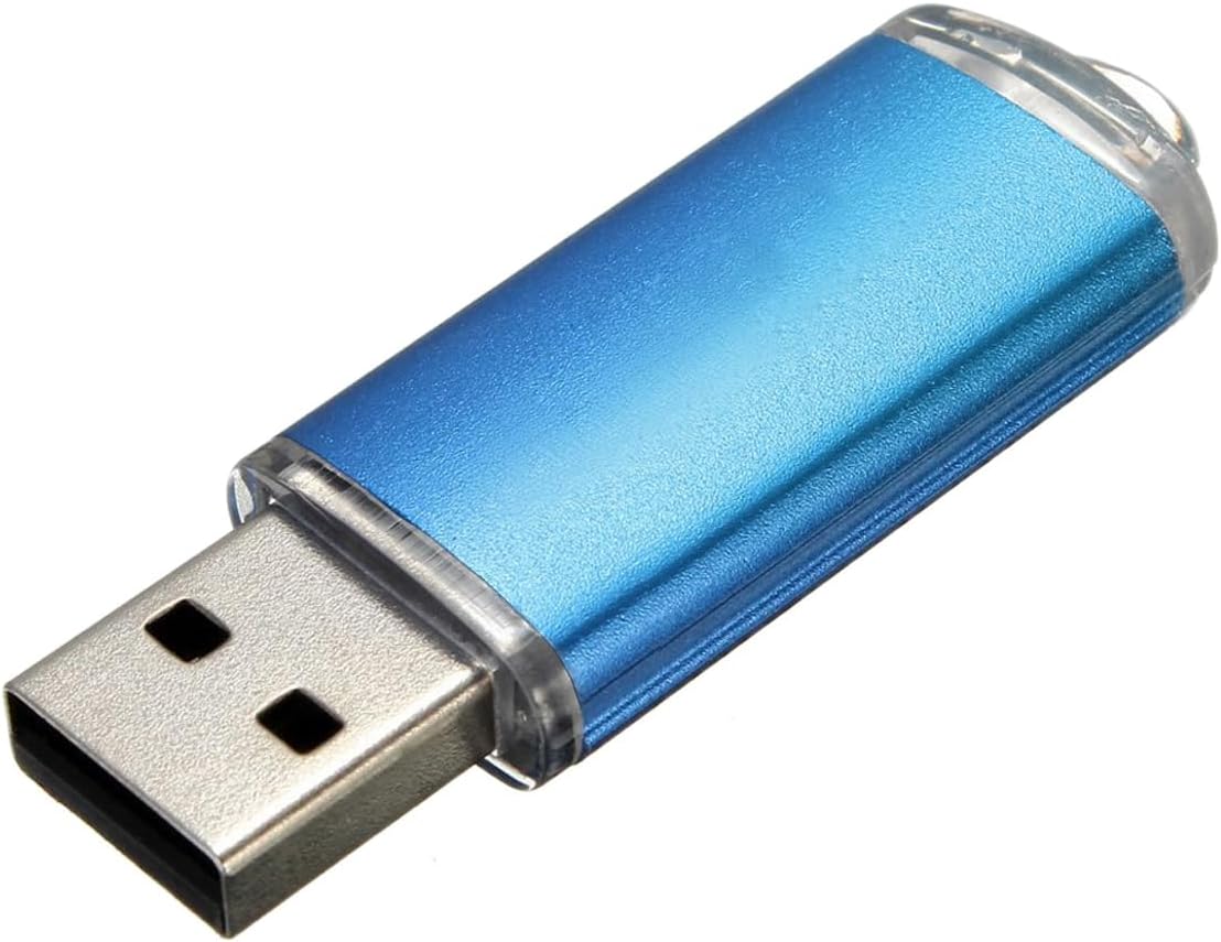 TOPESEL 5 Pack 32GB USB 2.0 Flash Drive Memory Stick Thumb Drives (5 Mixed Colors: Black Blue Green Red Silver) - Image 8