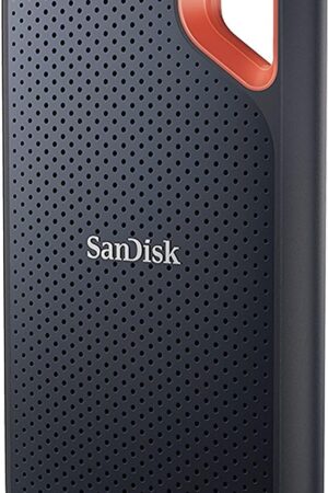 SANDISK 2TB Extreme Portable SSD (Old Model) - Up to 1050MB/s, USB-C, USB 3.2 Gen 2, IP65 Water and Dust Resistance, Updated Firmware - External Solid State Drive - SDSSDE61-2T00-G25
