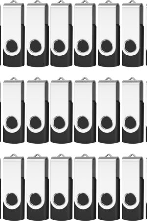 AreTop 512MB USB Flash Drives 100 Pack, Premium USB2.0 100 Pack Thumb Drives Bulk USB Pendrive Memory Stick Jump Drive Flash Drives Bulk (100 Pack 512MB, Black)