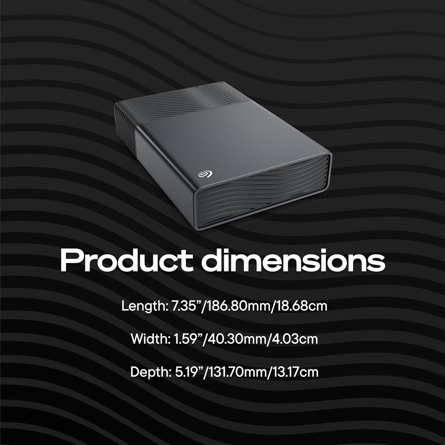 Seagate One Touch 8TB External Hard Drive Desktop HDD - USB-C Compatible with Most Windows and macOS, Rescue Recovery (STNB8000400) - Image 10