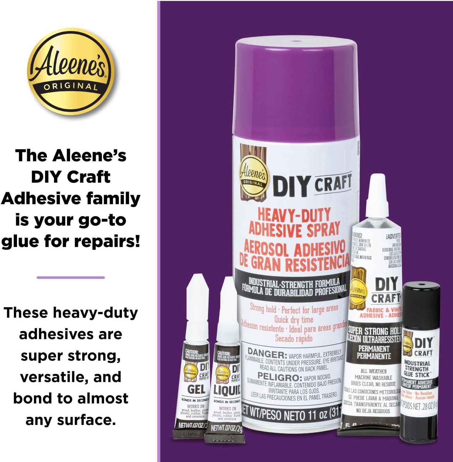 Aleene's DIY Craft Industrial-Strength Glue Sticks, Permanent Bond for Easy Repair, 2 Pack - Image 6