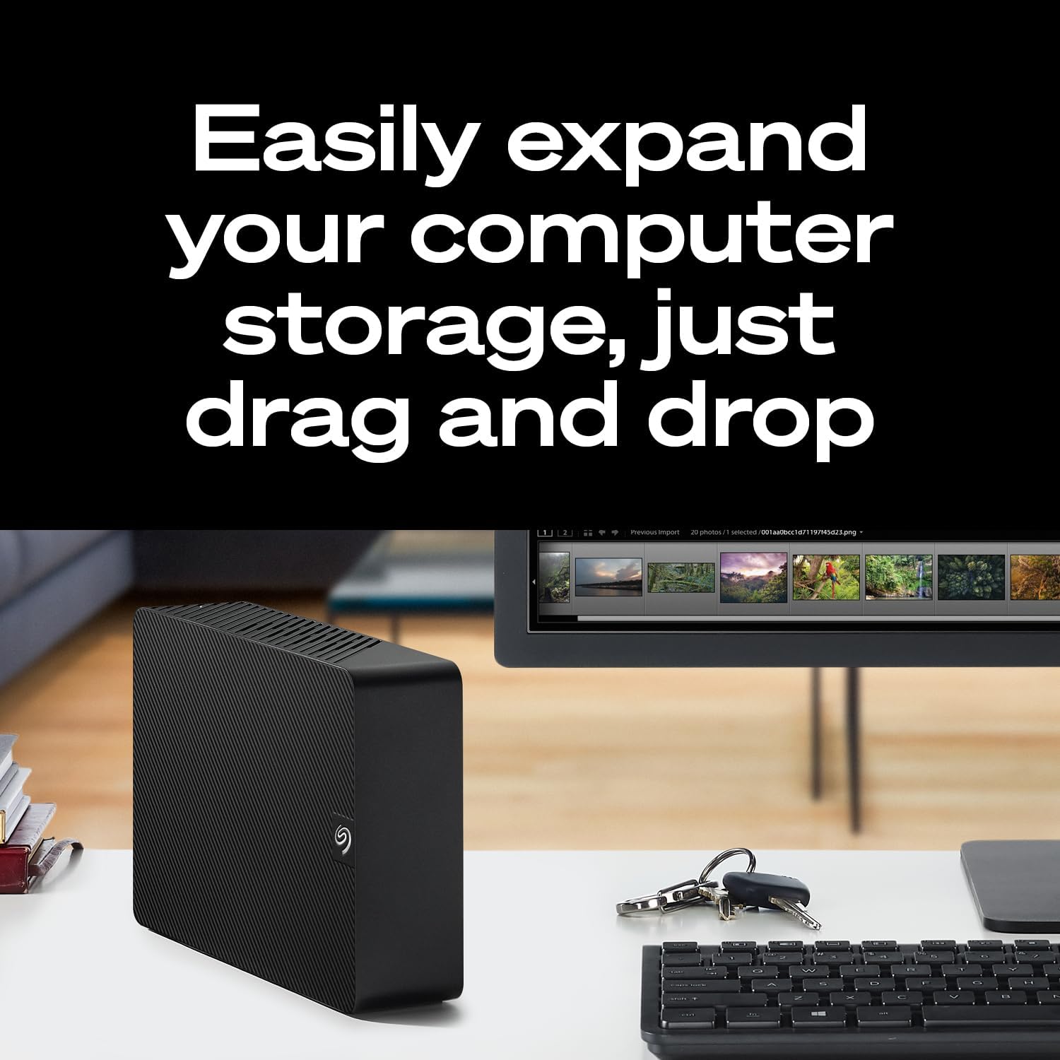 Seagate Expansion 6TB External Hard Drive HDD - USB 3.0, with Rescue Data Recovery Services (STKP6000400) - Image 3