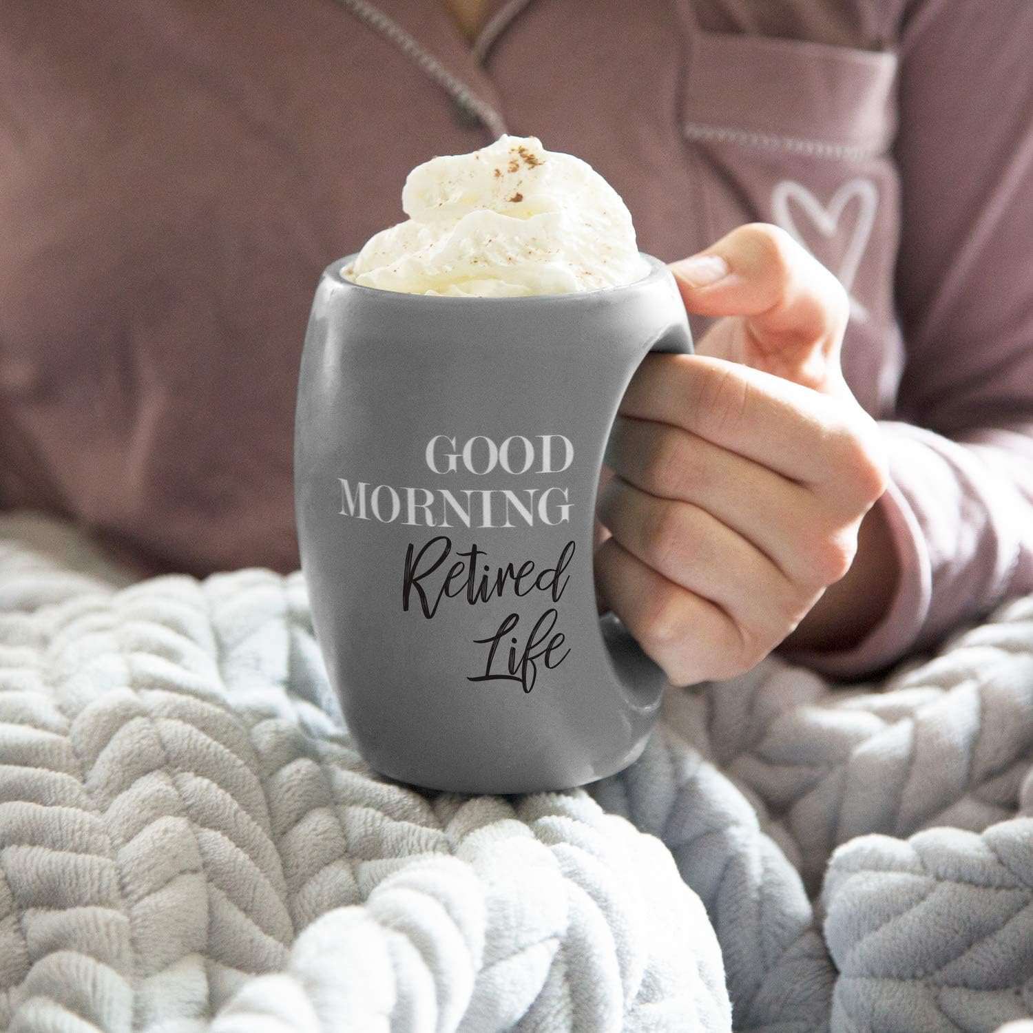 Pavilion Gift Company 16 oz Mug , Gray - Image 5