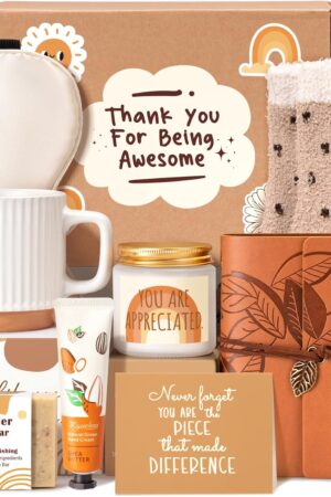 Suhctuptx Administrative Professional Day Gifts, Employee Appreciation Gifts, Thank You Gift Basket Christmas Ideas Box for Women Coworkers Teacher Nurse Friends Mom Her Secretary Employees Farewell