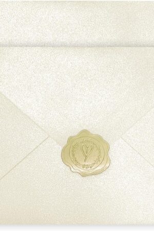YINUOYOUJIA 50 PCS Pearl Ivory Envelopes A7,5 x 7 Ivory Shimmer Envelopes for Invitation,Perfect for Wedding Invitation Cards,Birthday RSVP Invite,5.25 x 7.25 inches