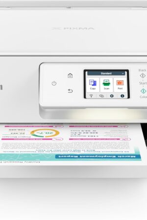 Canon PIXMA TS7720 Wireless All-in-One Color Inkjet Printer – Print, Copy, Scan – Auto Duplex, 15/10 PPM, 2.7” Touchscreen, Compact Home Photo Printer with Easy Setup