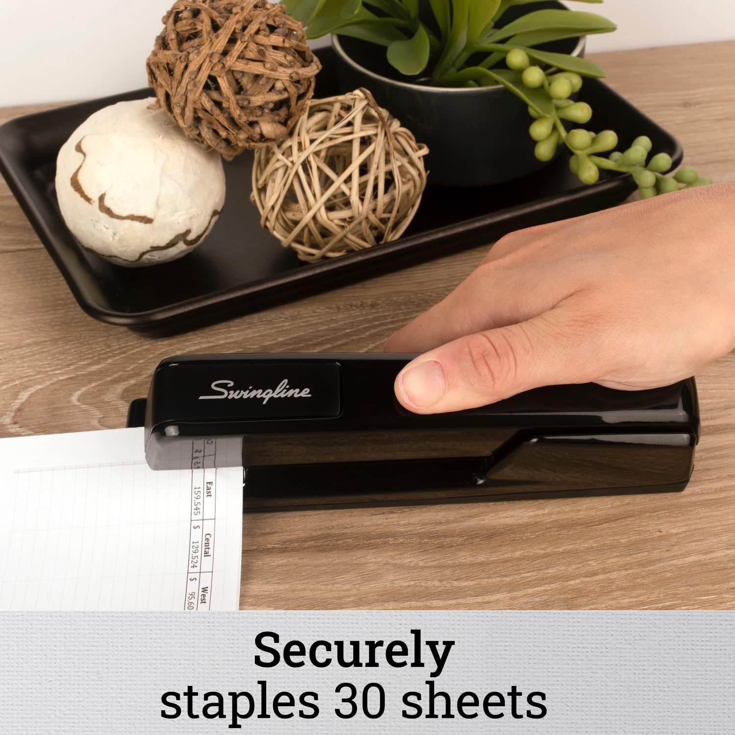 Swingline 747 Classic Stapler, 30 Sheet Capacity, Jam Free, Metal, Black (74701)" - Image 2