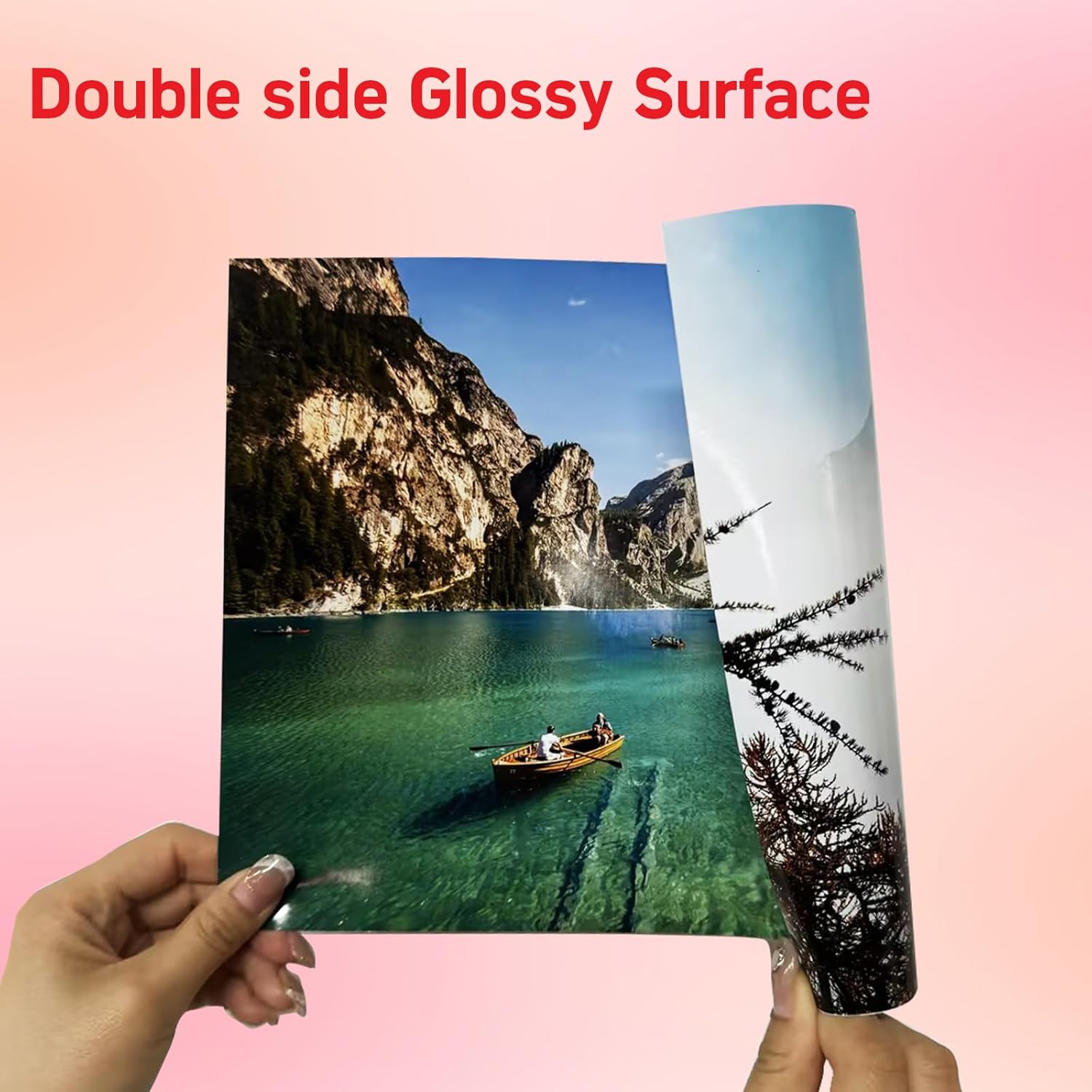 300gsm Double Sided Glossy Thick Heavyweight Photo Paper 80LB 100 Sheets 8.5x11 Inches for Inkjet Printer and Dye Ink - Image 7