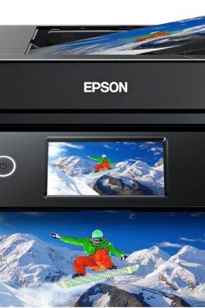 Epson Expression Premium XP-7100 Wireless Color Photo Printer with ADF, Scanner and Copier, Black, Small