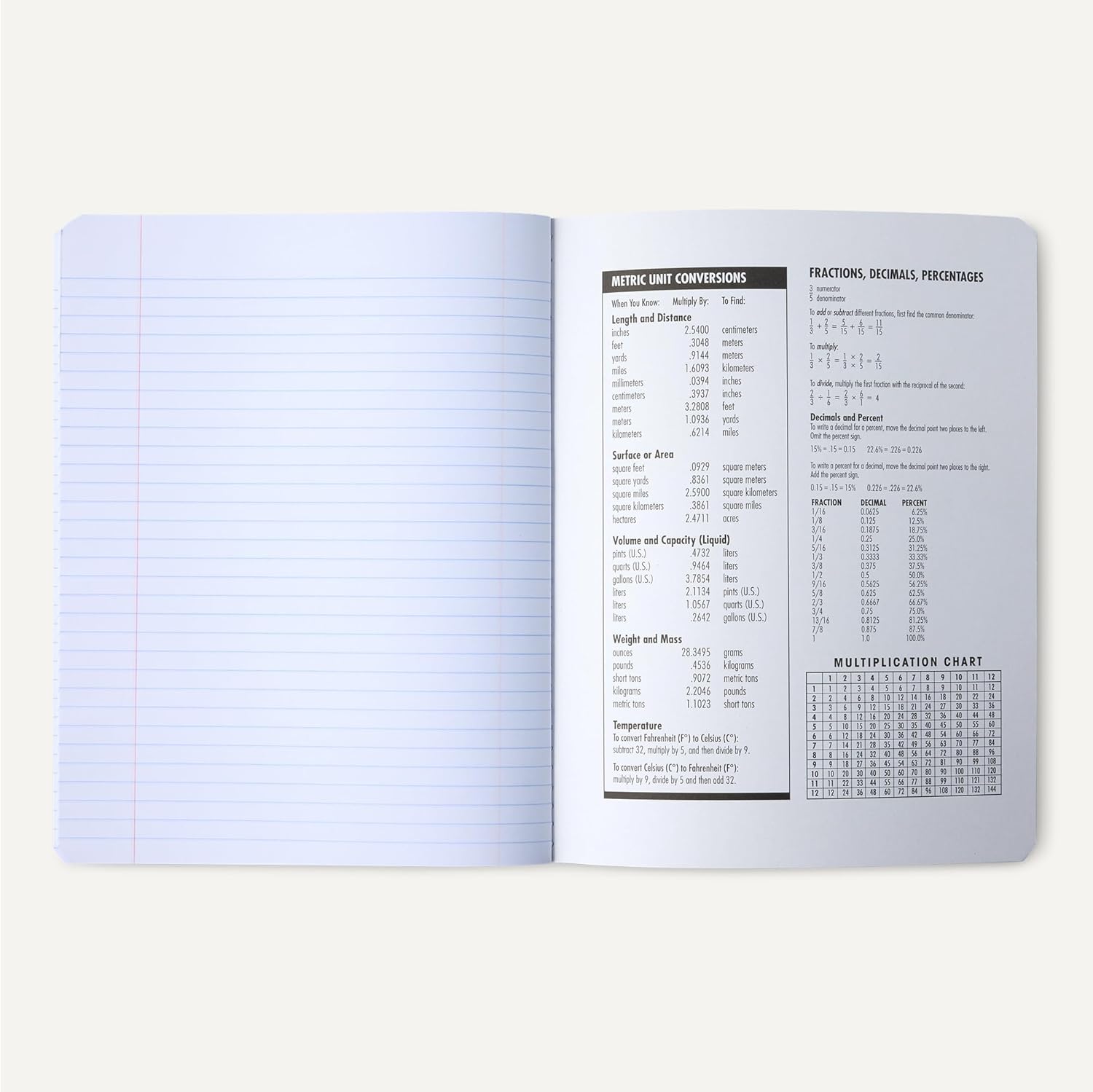 Amazon Basics Composition Notebook, College Ruled, 100 Sheets, 9.75" x 7.5", Assorted Marble Colors, 12-Pack - Image 4