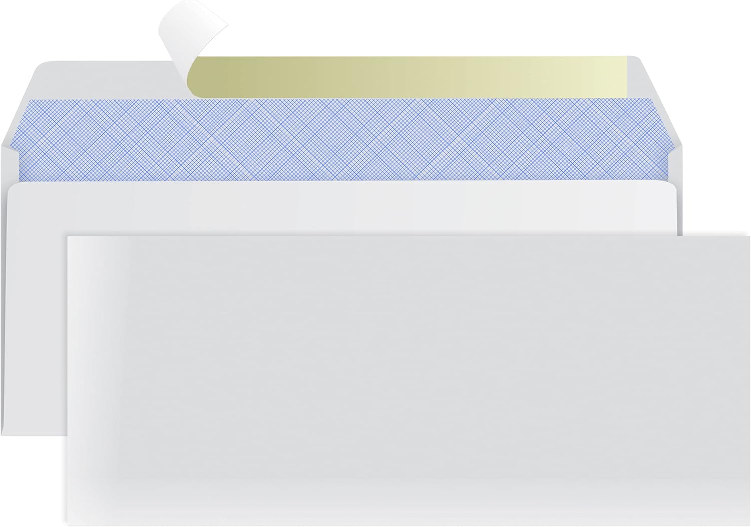 #10 Envelopes Letter Size Self Seal | 100 Business Mailing Security Peel and Sealing Envelope | 100% Tinted | no 10 White Windowless Legal Regular Plain Envelops Pack | 4-1/8 x 9-1/2 Inches | 24 LB - Image 7