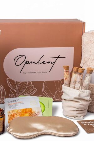 Opulent Luxury Self Care Gifts for Women - Hug in a Box Comfort Care Package - Spa Gift Set with 40 oz Tumbler & Cozy Blanket - Ideal for Get Well, Thinking of You, Birthday, Sympathy & Corporate
