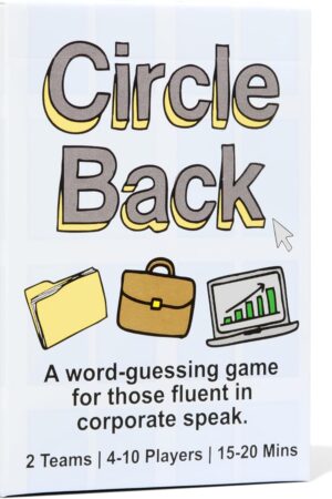 Niche Nation Games Funny Coworker & Boss Gifts - Word-Guessing Game Packed with Corporate Buzzwords - Fun Office Gifts - Funny Corporate Gifts - Team Building Game - 2 Teams 4-10 Players, 15-20 Mins