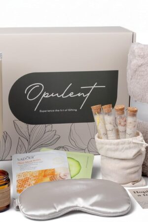 Opulent Luxury Self Care Gifts for Women - Hug in a Box Comfort Care Package - Spa Gift Set with 40 oz Tumbler & Cozy Blanket - Ideal for Get Well, Thinking of You, Birthday, Sympathy & Corporate
