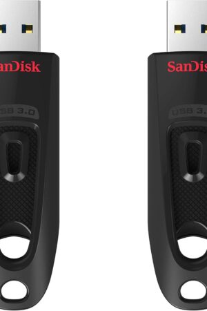 SANDISK 64GB 2-Pack Ultra USB 3.0 Flash Drive (2x64GB) - SDCZ48-064G-GAM462, Black