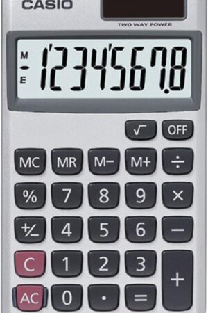 Casio SL-300SV Standard Function Desktop Calculator | General Purpose | Large 8-Digit Display | Pocket Size | Basic Math Functions| Ideal for Home & Office