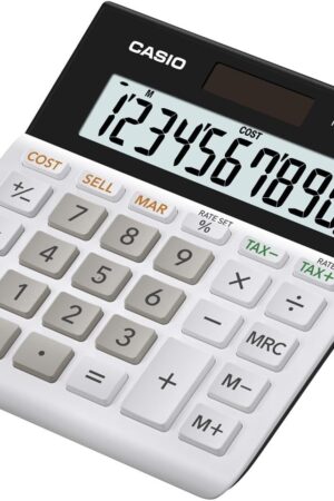 Casio MH-10M Desktop Calculator – Large 10-Digit Display | Cost/Sell/Margin & Tax Functions | Ideal for Home & Office Use