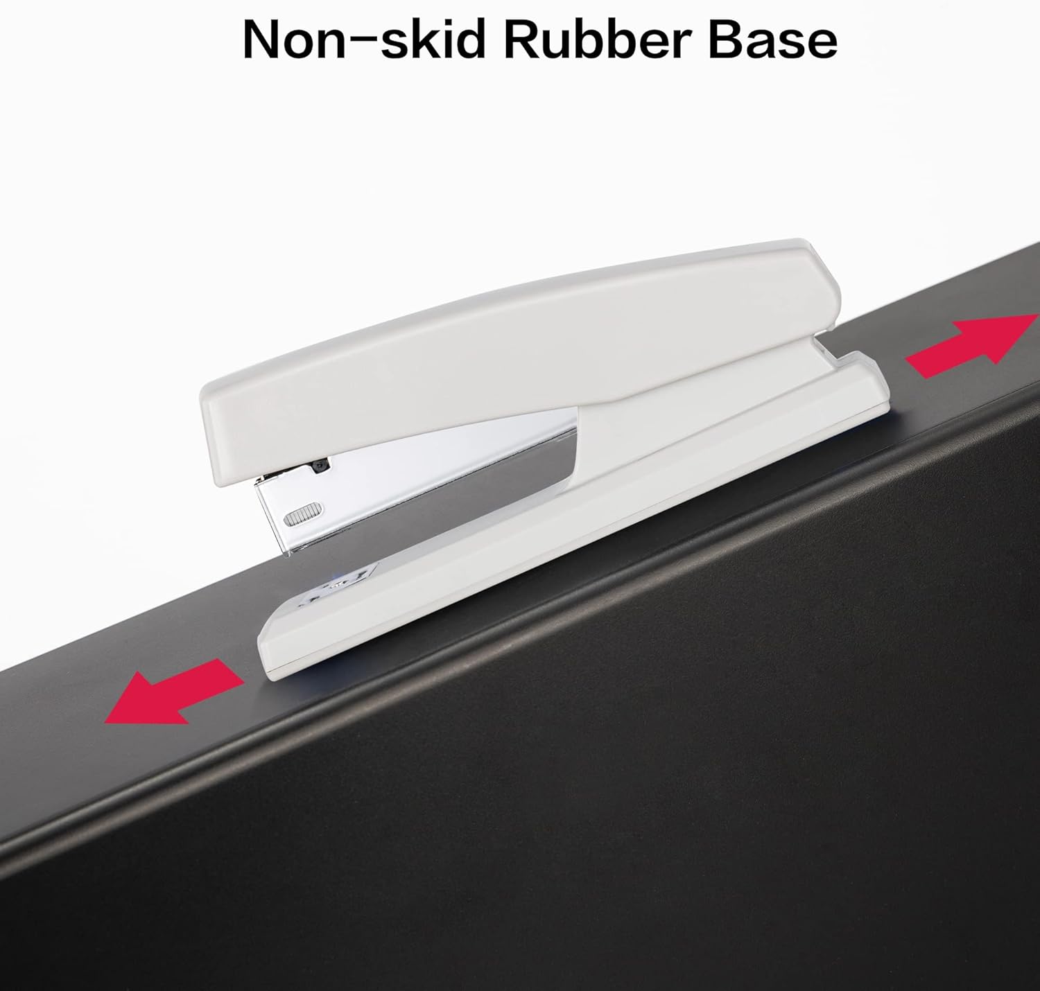 Deli Stapler, Desktop Staplers with 640 Staples, Office Stapler, 25 Sheet Capacity, White - Image 5