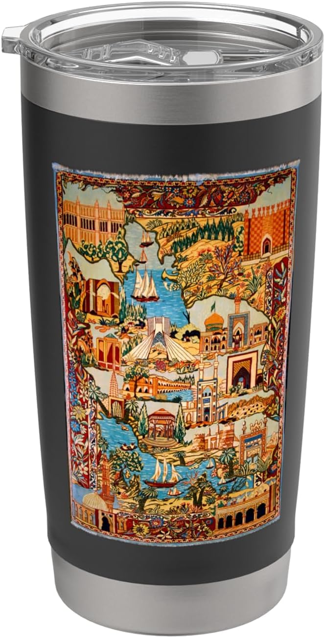 Persian Rug Landmarks Kashmar Stainless Steel Insulated Tumbler